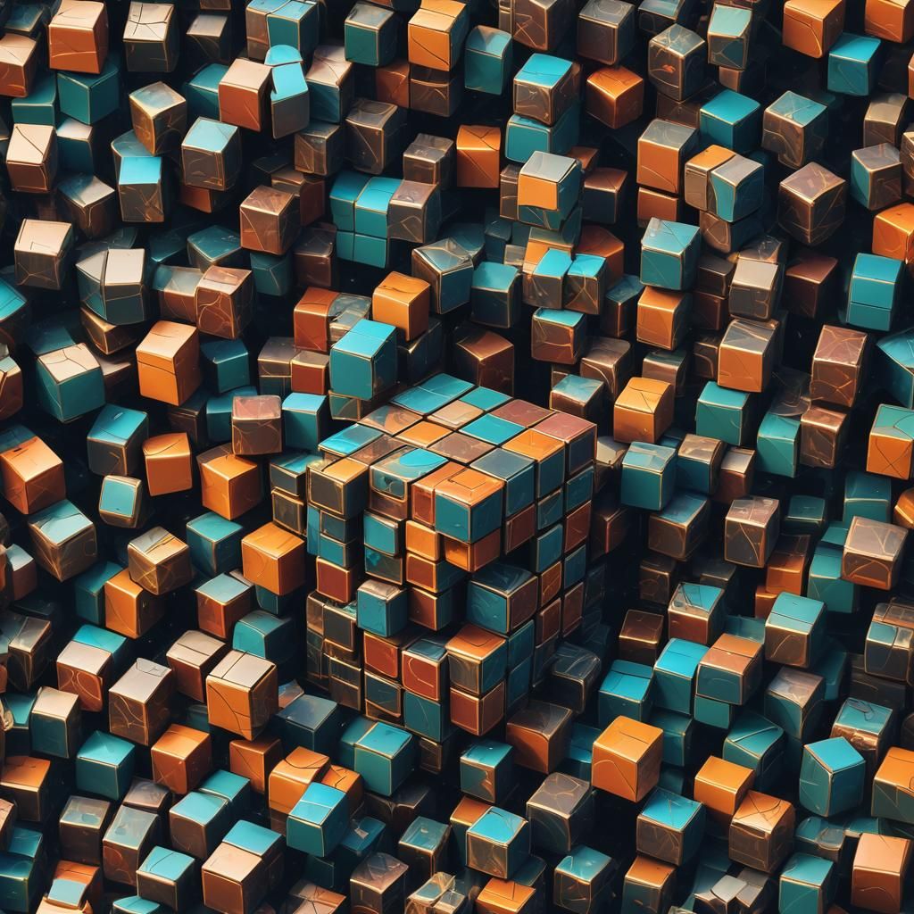 Fast vs Slow Rubik's Cube Solving in Matte Painting