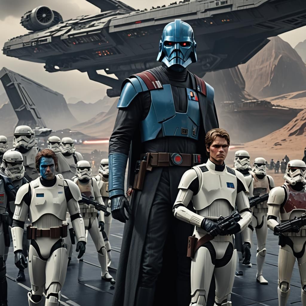 Thrawn and Skywalker on Star Destroyer Bridge