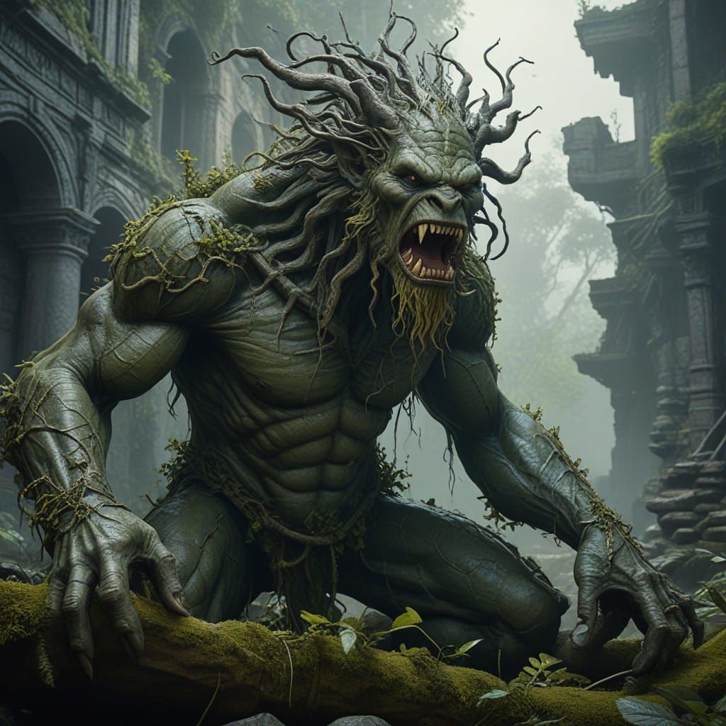 Mythical Medusa-Troll Hybrids Emerge from Ancient Ruins