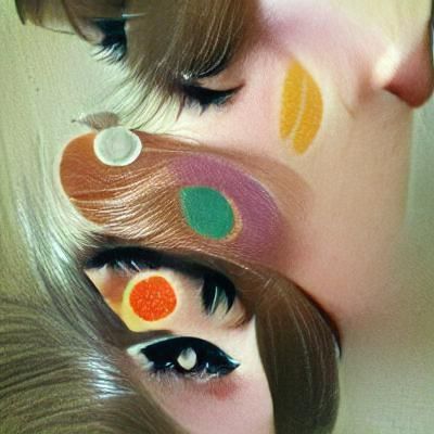 1960s Makeup Style AI Interpretation