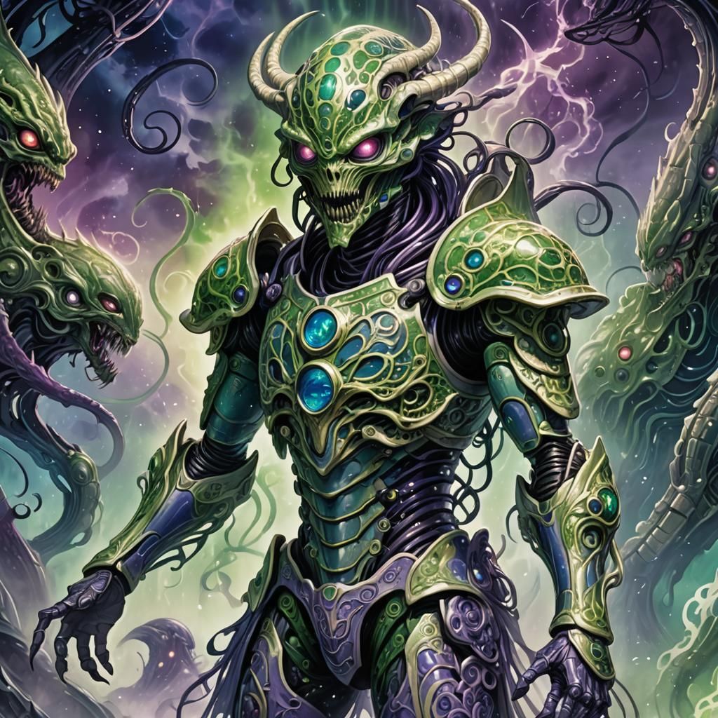 Eldritch Horror Anime: Demonic Porcelain Aliens