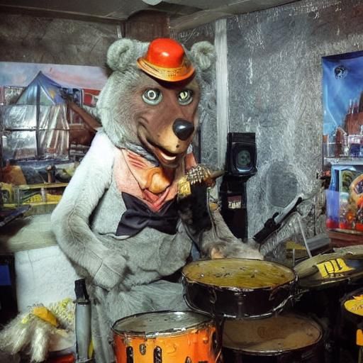 Bear Animatronic Concept Art in Fantasy Realism