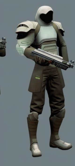 Sci-Fi Marine Armor Concept Art in Spacecore Style