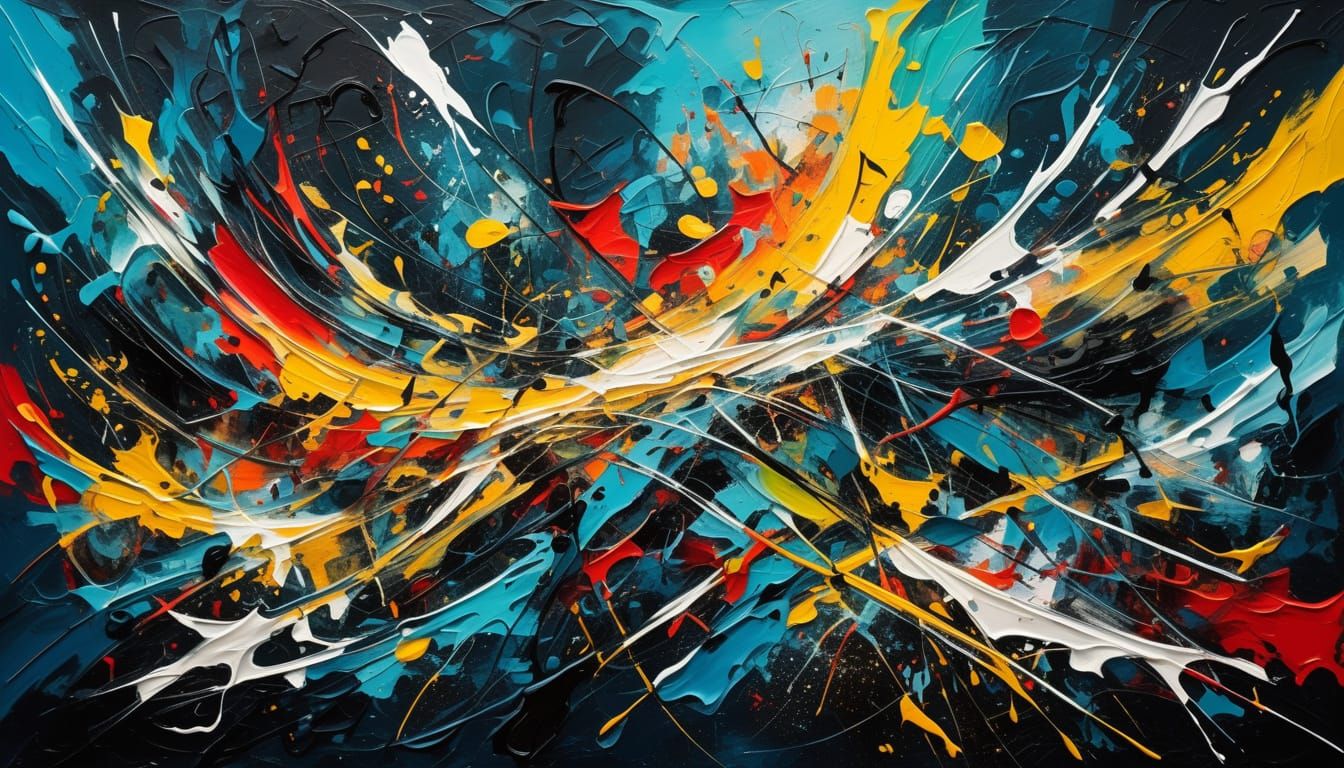 Abstract Expressionism: Harmony in a Chaotic Symphony