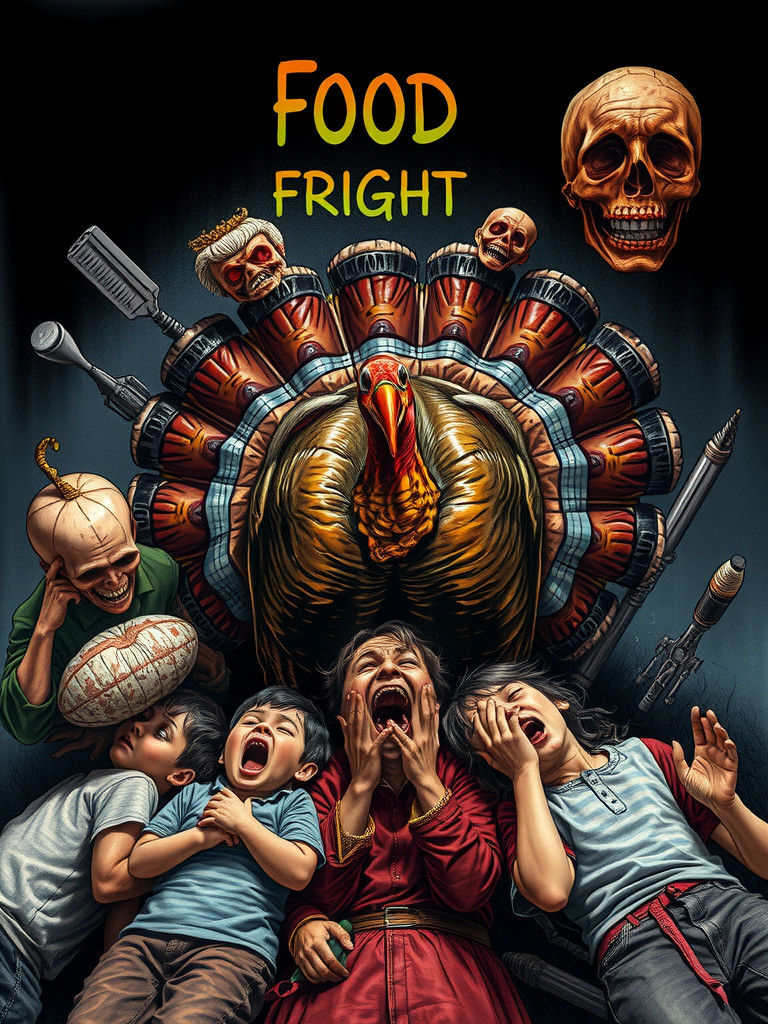 Food Fright: Thanksgiving Horror in EC Comics Style