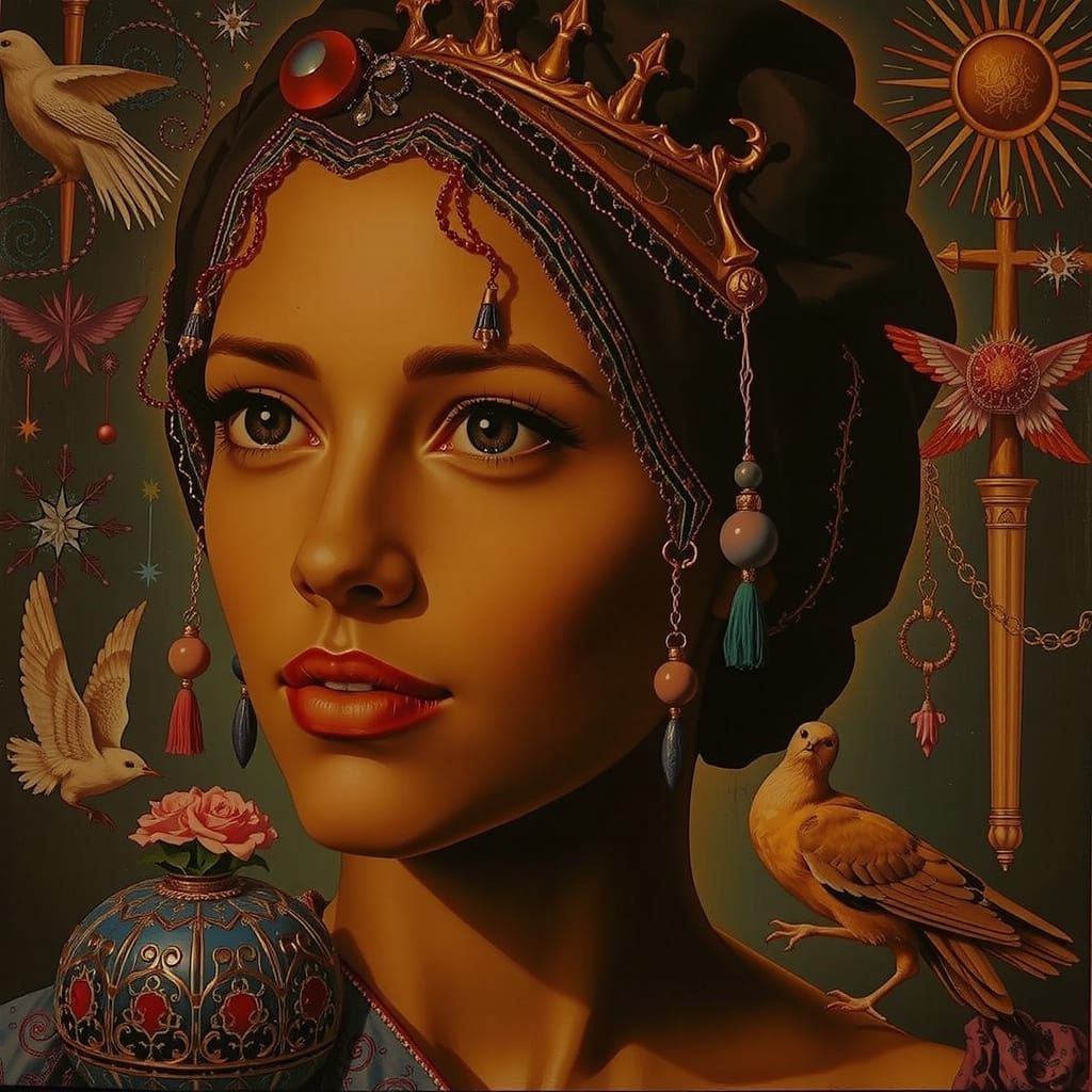 Masterpiece Painting of Truth and Beauty