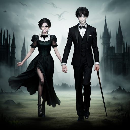 Regulus Black as Zombie at Prom Night