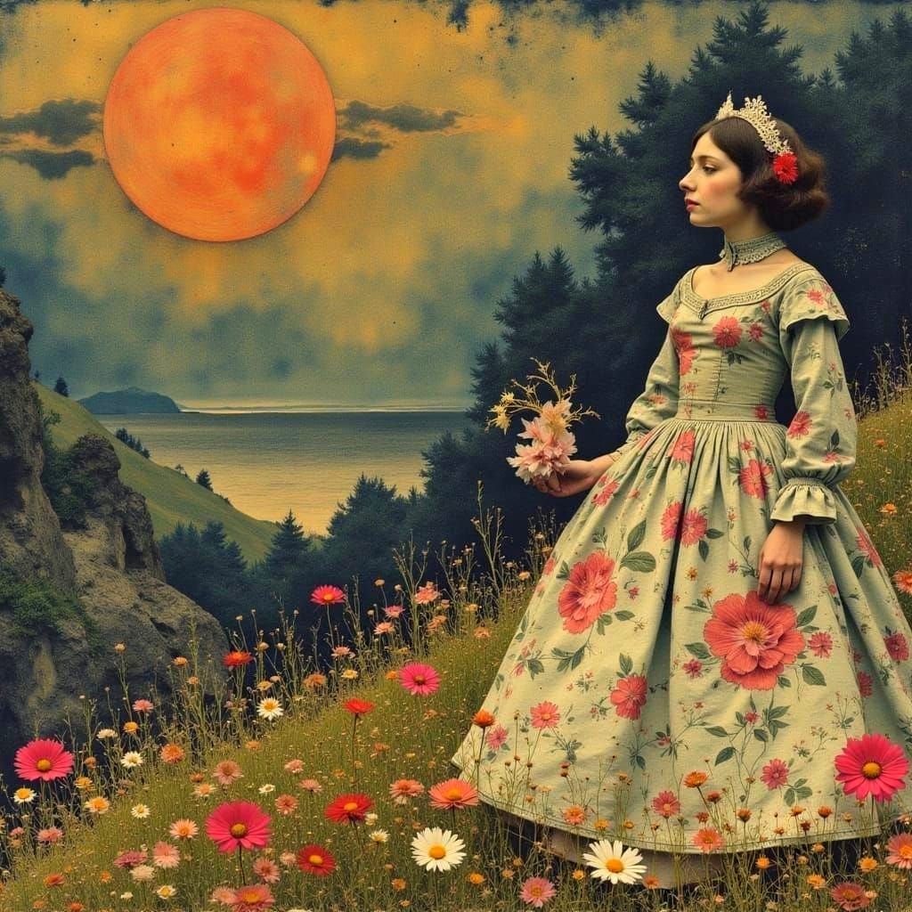 Whimsical Baroque Creatures with Swirling Colors