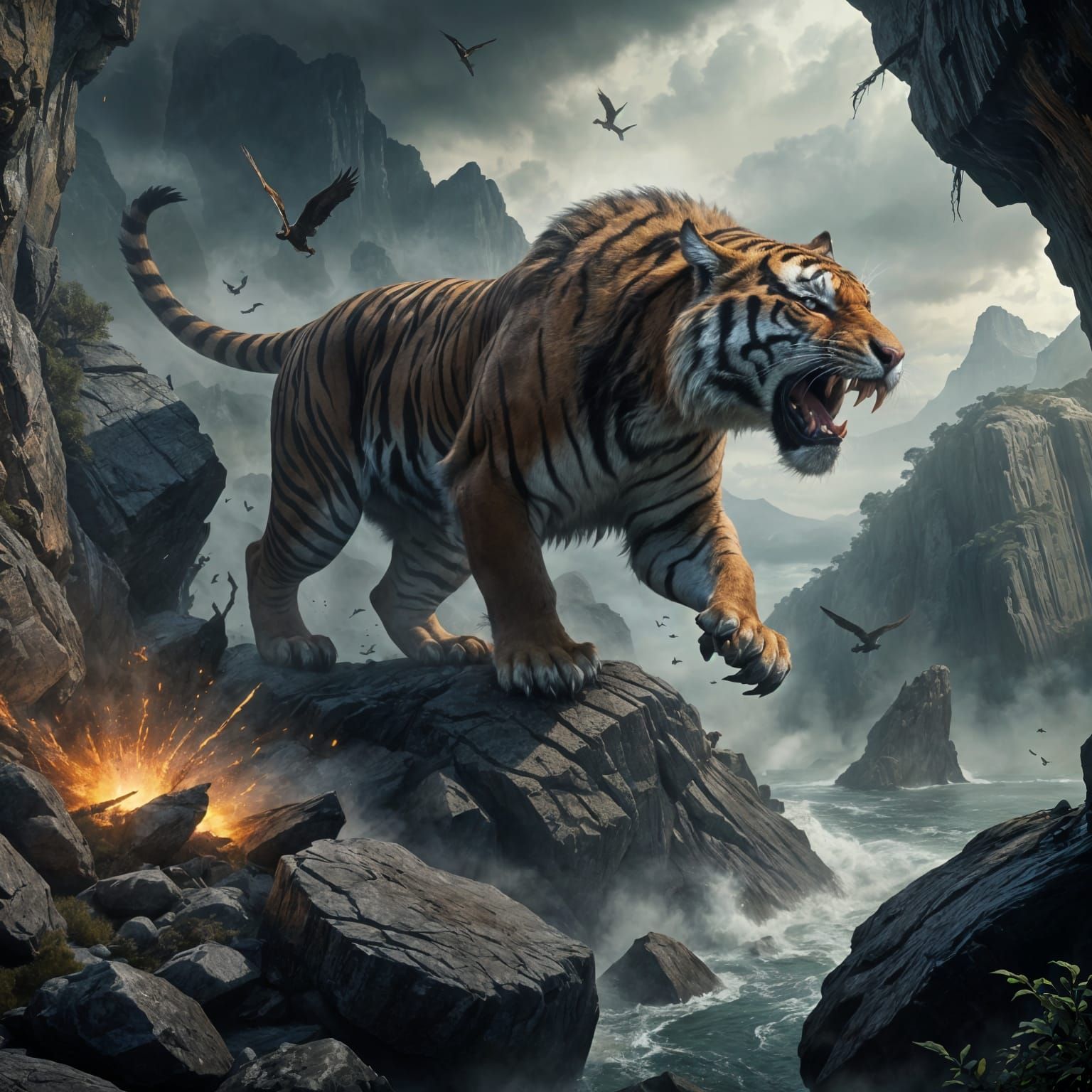 The Tiger in His Rage