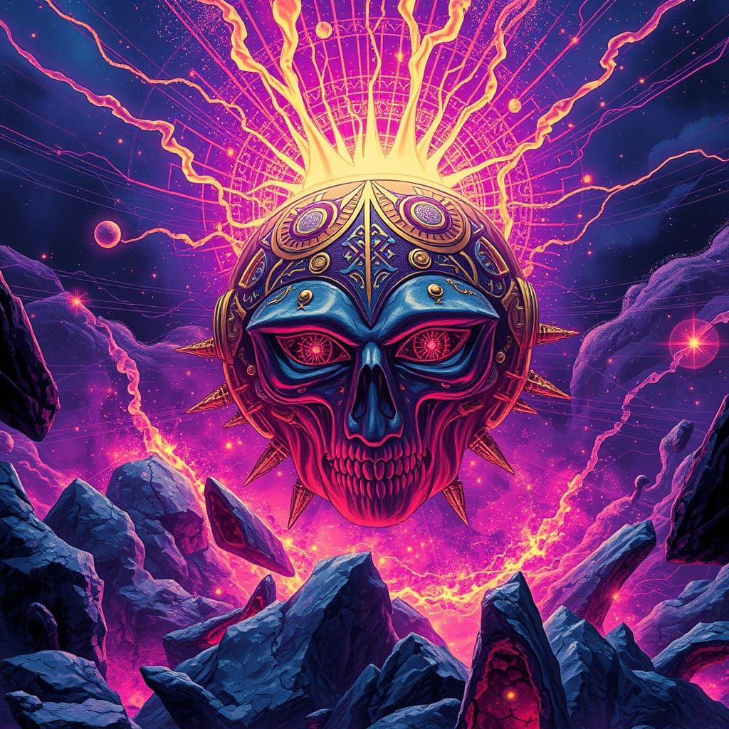 Emergent A.I. Awakening in Vibrant, Gritty Japanese Style