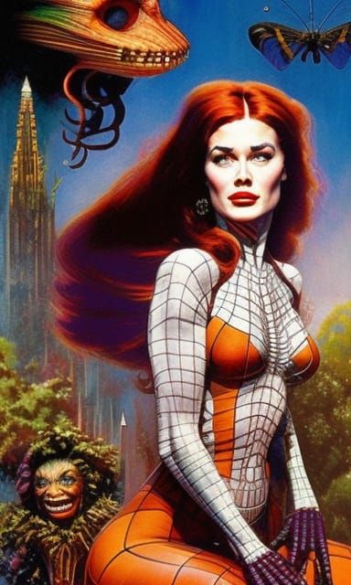 Mary Jane Watson in Mixed Artistic Styles