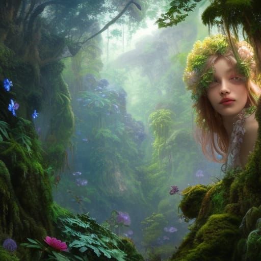 Lush Pandora-Inspired Rainforest Mountain Range