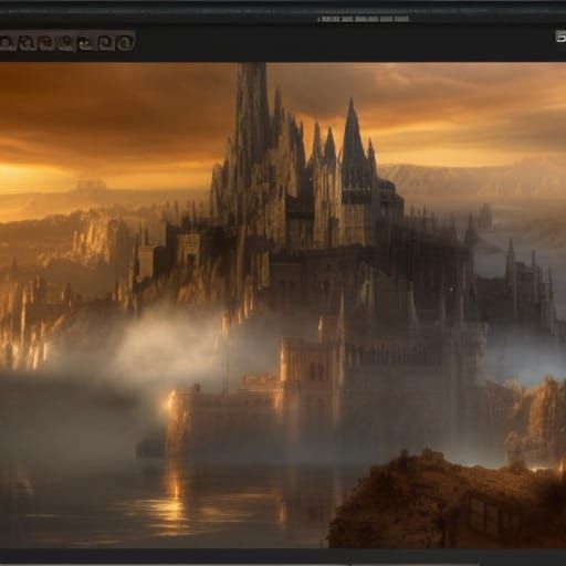 Epic Magic Castle: Digital Matte Painting