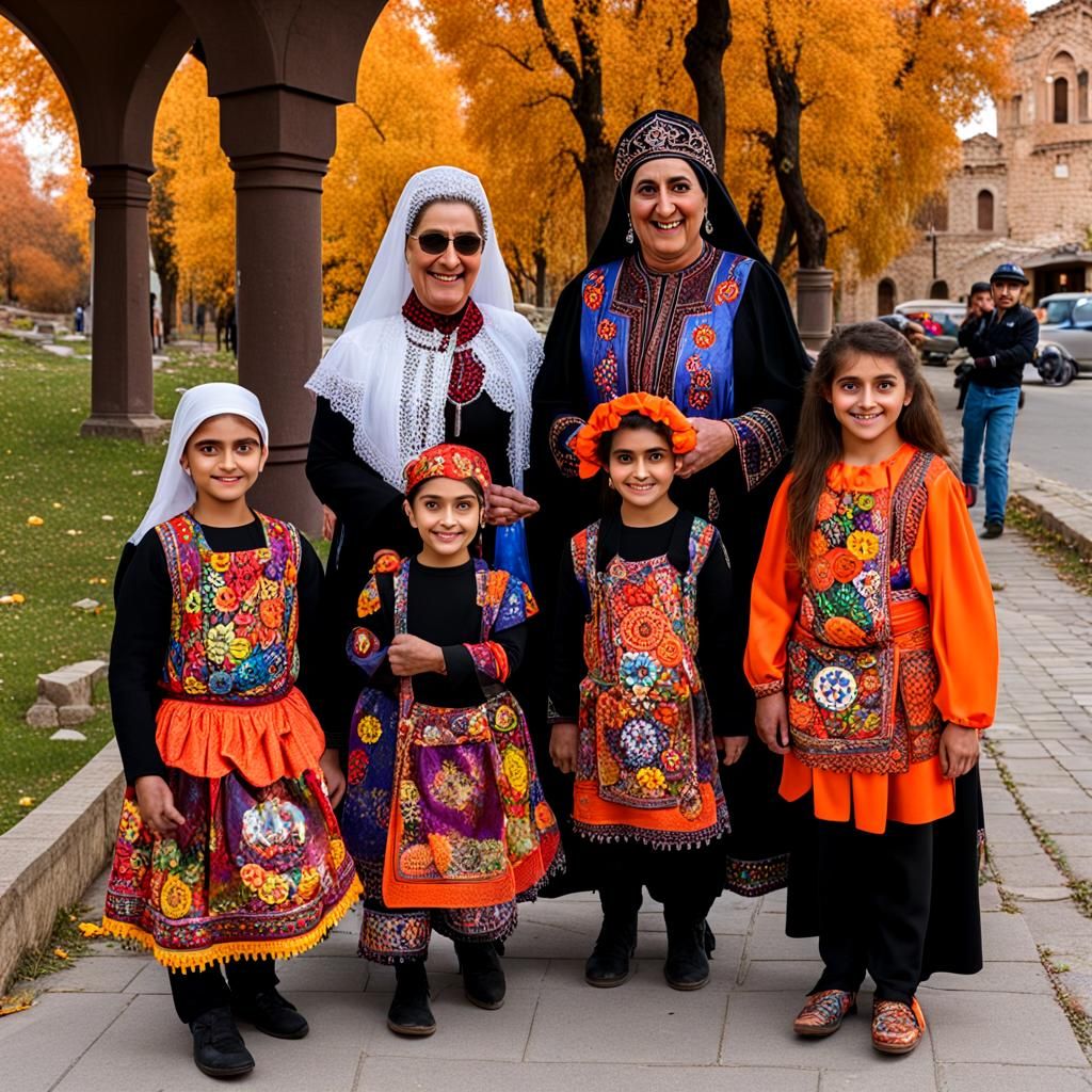 Armenian Folk Costume on Halloween