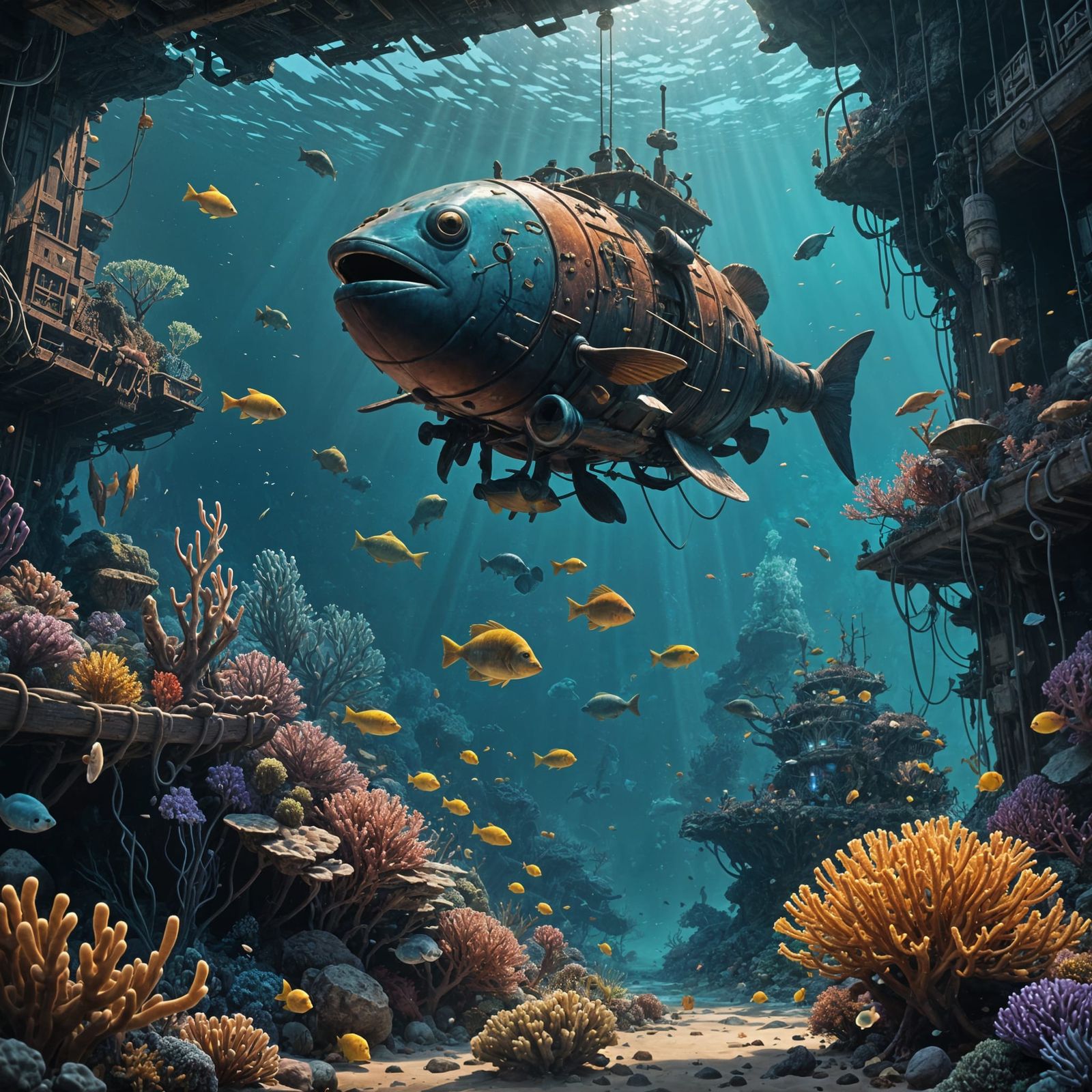 Professor Ravensburger's Underwater Exploratory Mechano-Fish
