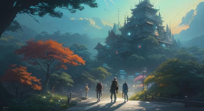 Emoji Kids: Vibrant 3D Anime Class Photo