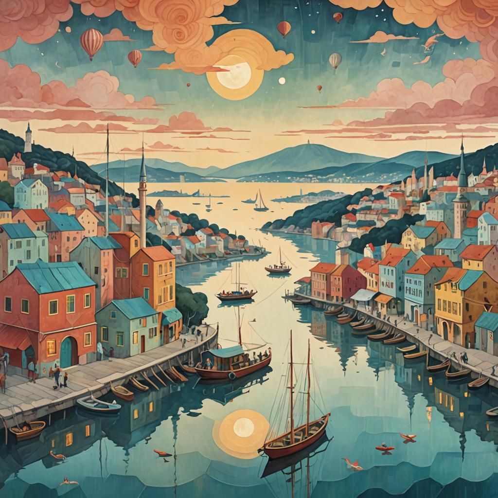 Ukrainian Siblings' Istanbul Adventure at Twilight