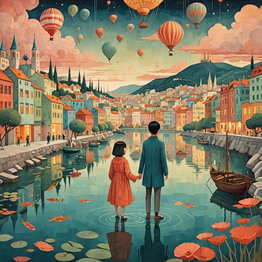 Ukrainian Siblings' Istanbul Adventure: Illustration