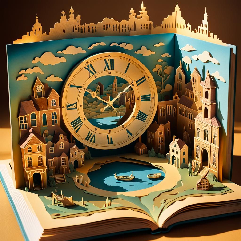 Surreal Pop-Up Book Reveals 19th Century Life