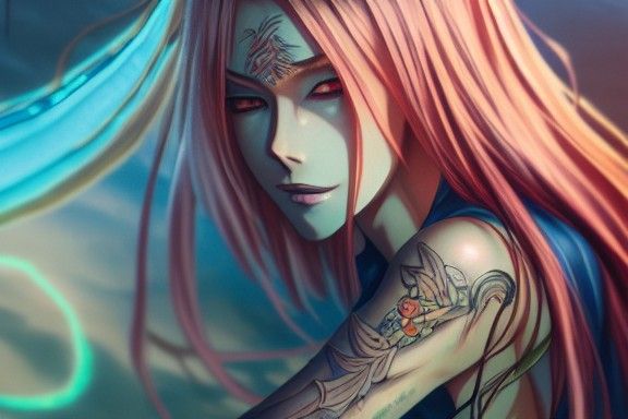 Anime Tattoo Art Inspired by Elden Ring