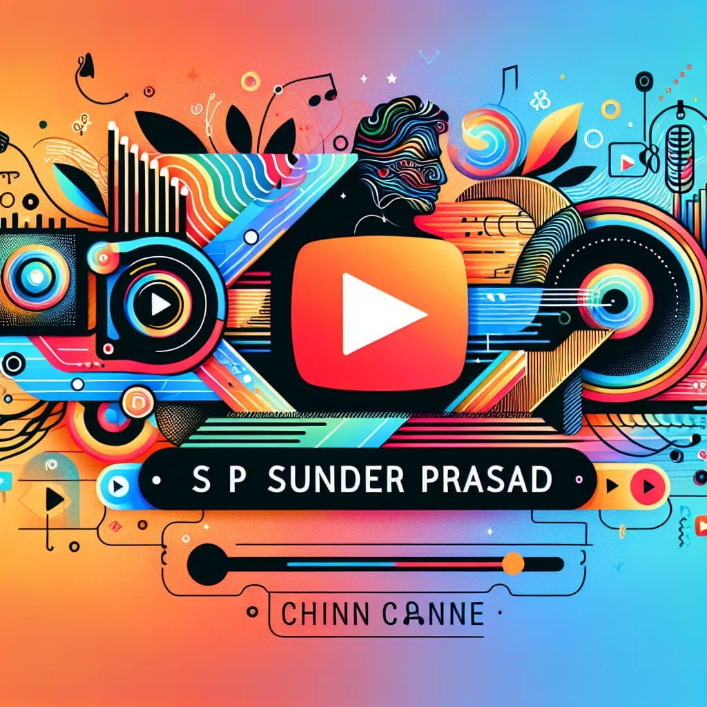 Creative YouTube Channel Cover Photo with Text and Designs