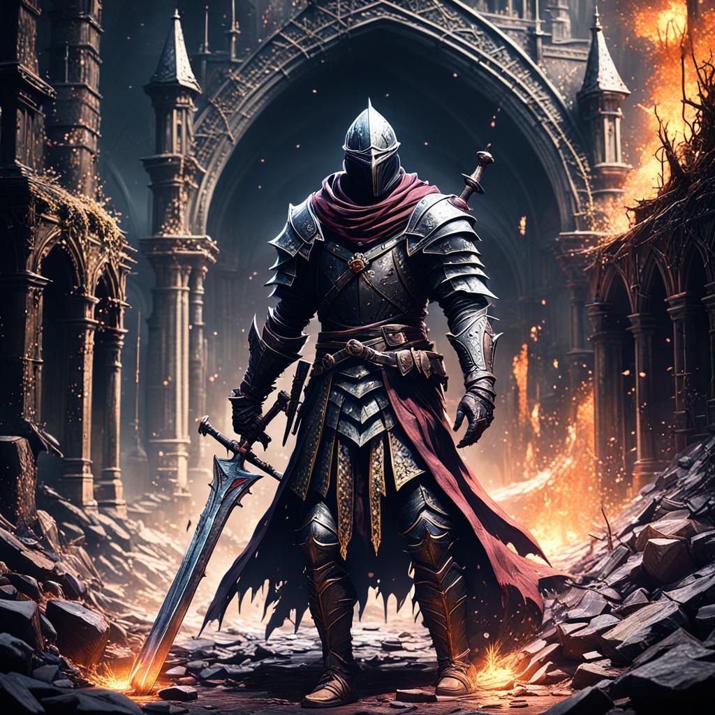 Abyss Watchers Dark Souls 3: Detailed Matte Painting