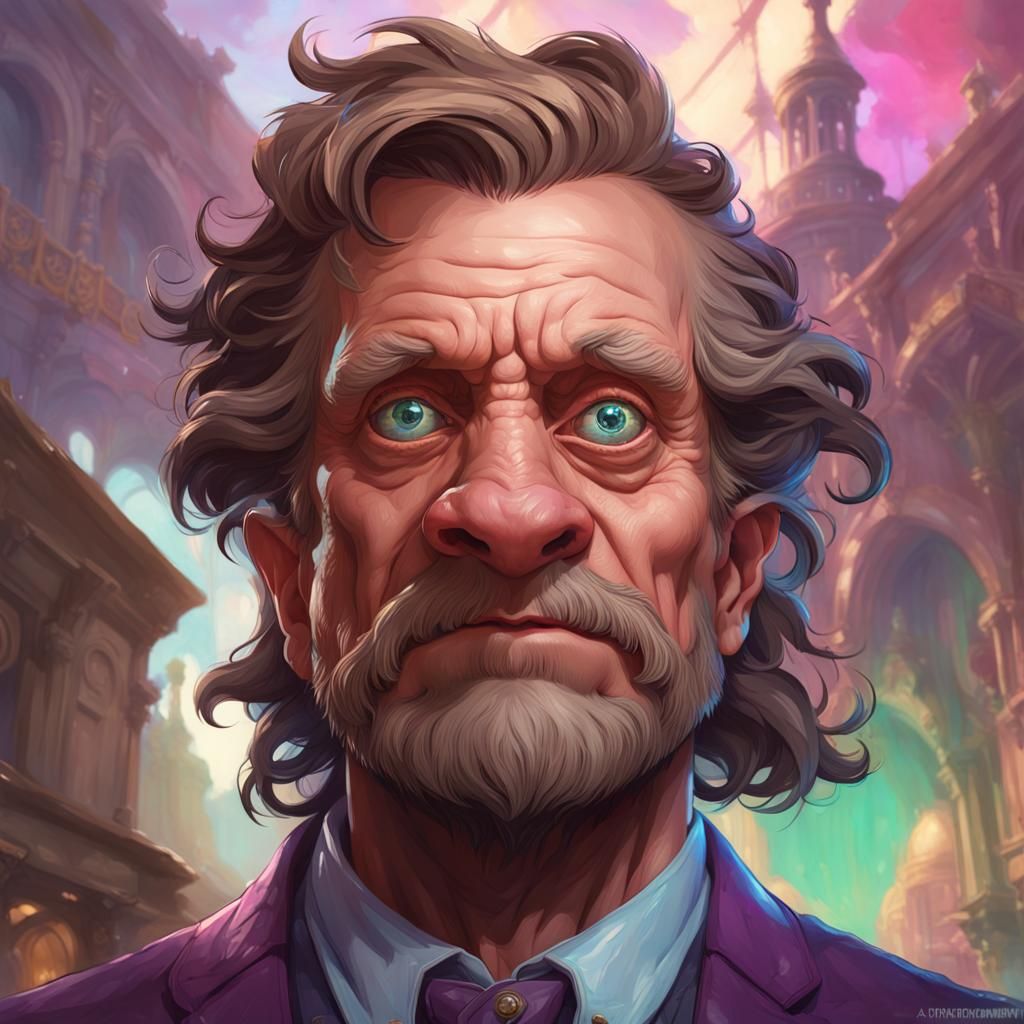 Barney Google with the big oversized googly eyes head and sh...