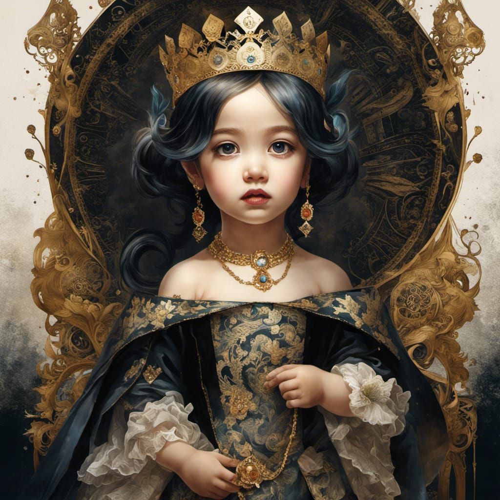 Cute Queen of Spades