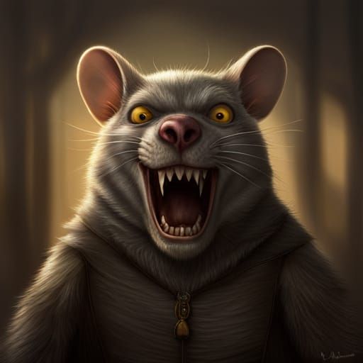 Horror Wererat Monster Movie Poster