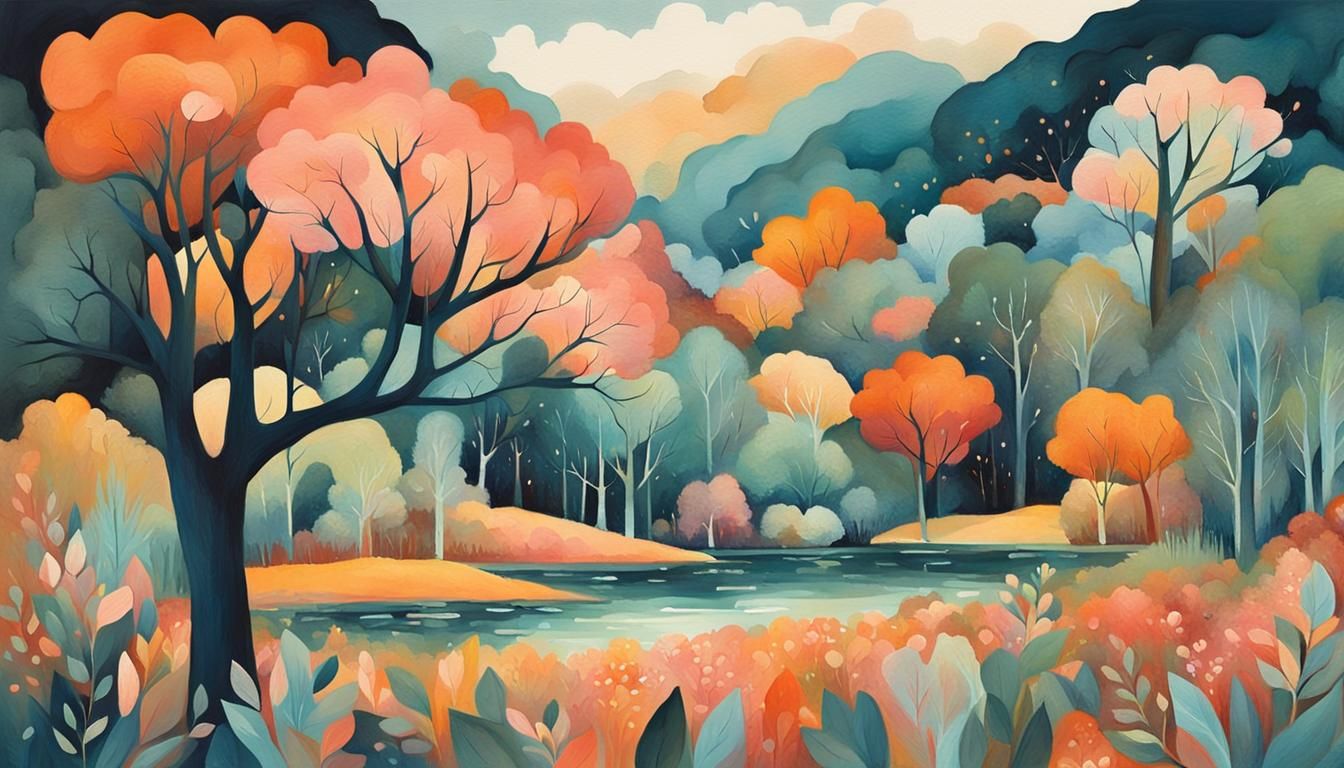 Gouache Style Portrait of Tracie Grimwood