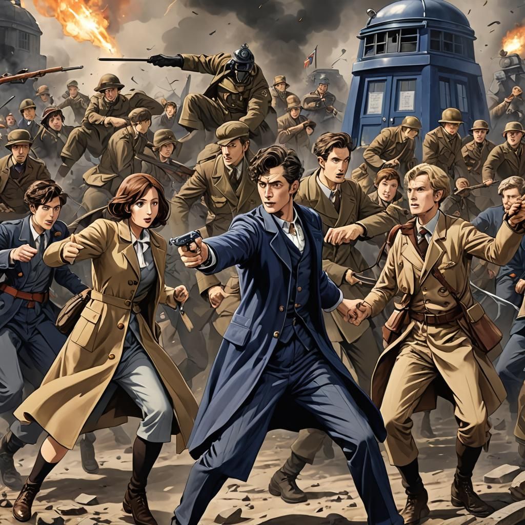 Doctor Who in World War 2: Anime Style