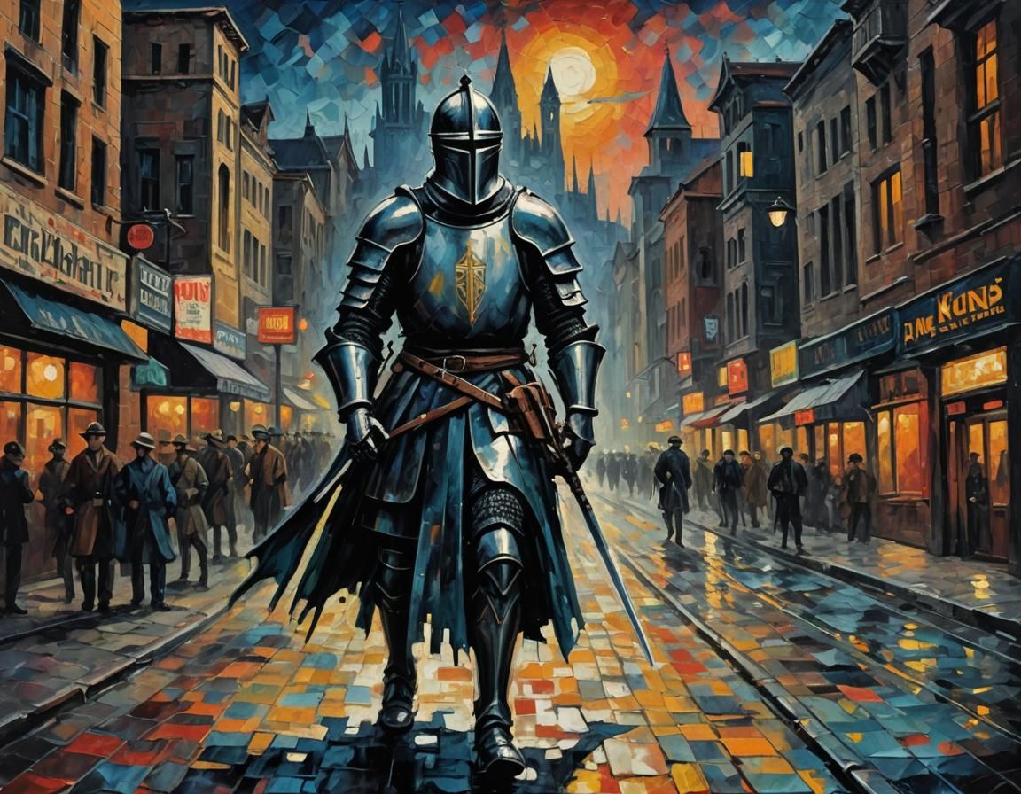 Knight Noir: Medieval Knight in 1950s Los Angeles