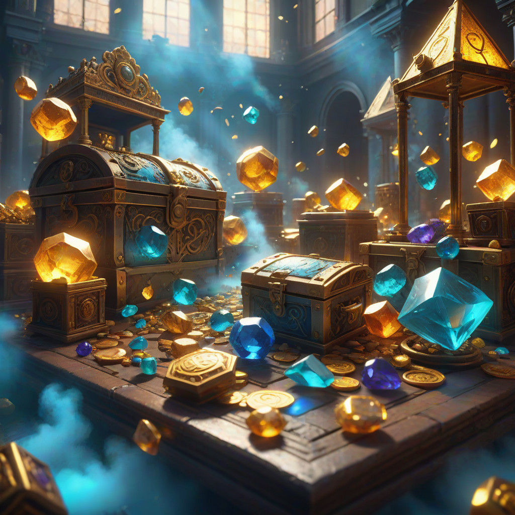 Treasures of a Golden King in a Mystical Museum