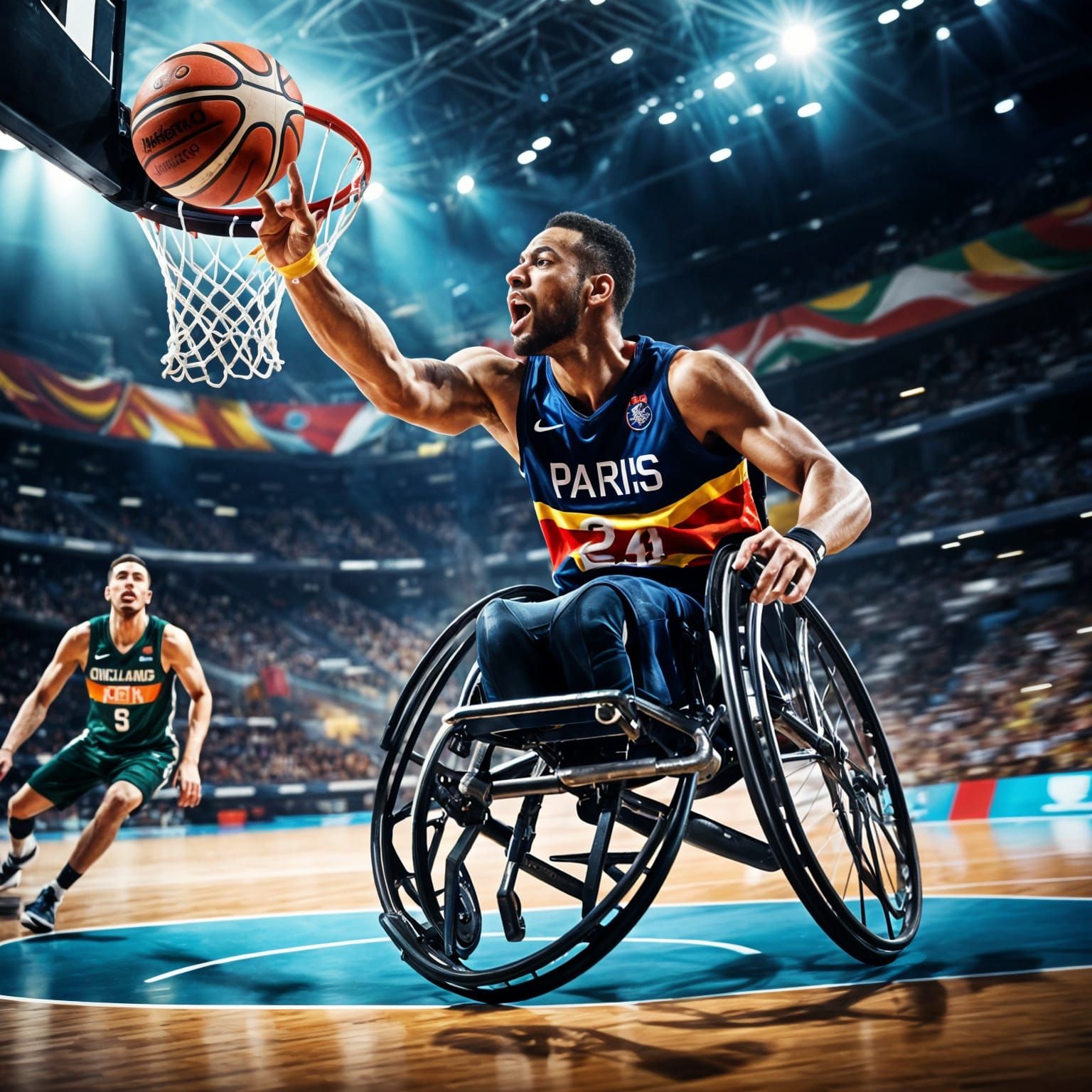 Paralympic Athlete Scores in Paris 2024 Game