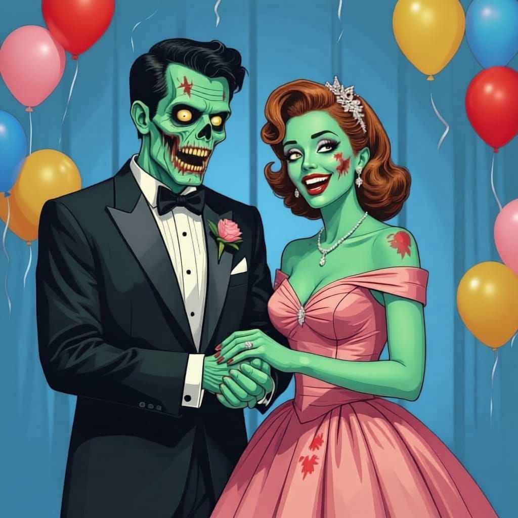 50s Zombie Prom