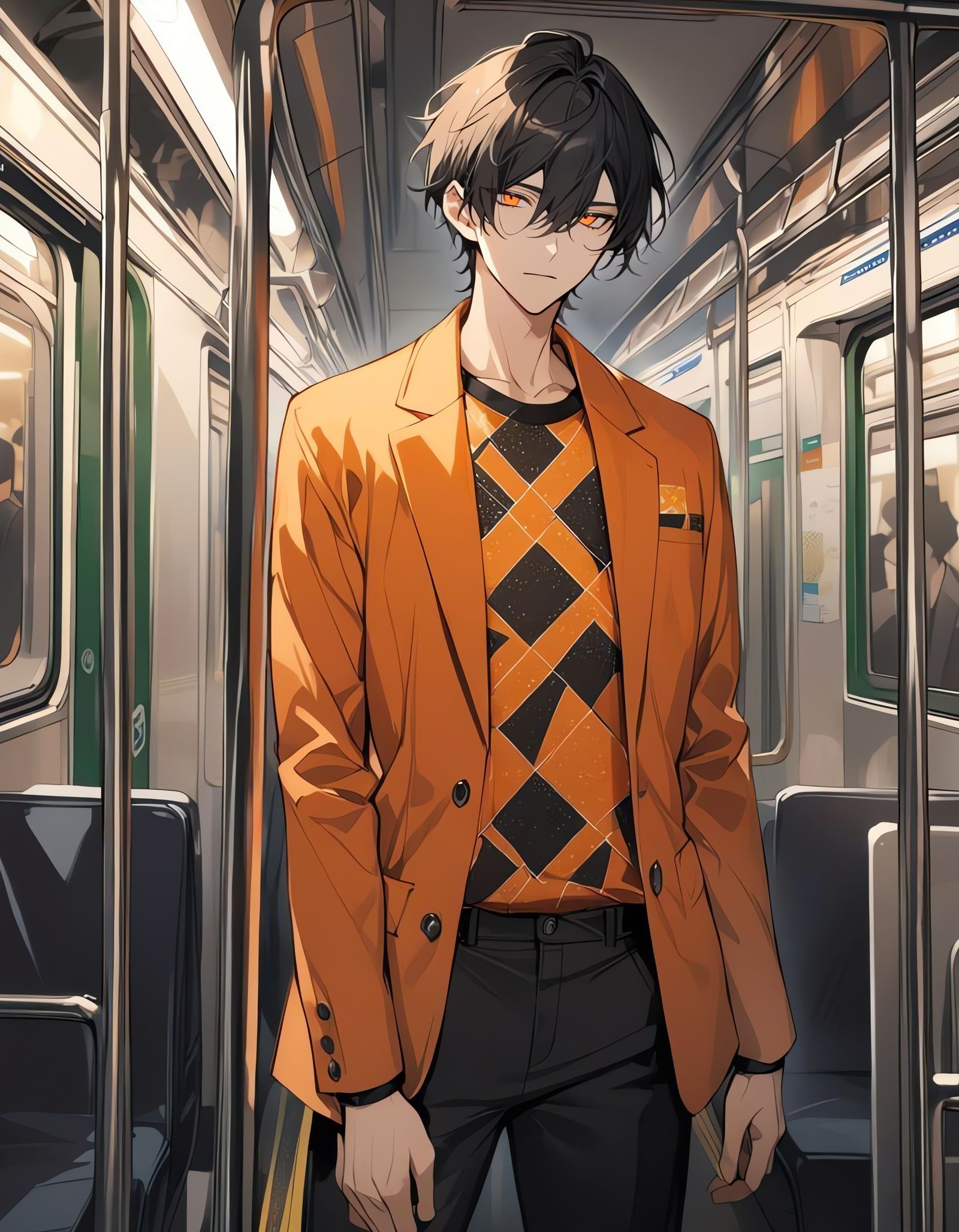 Bishounen in Subway: Constructivist-Inspired Fashion