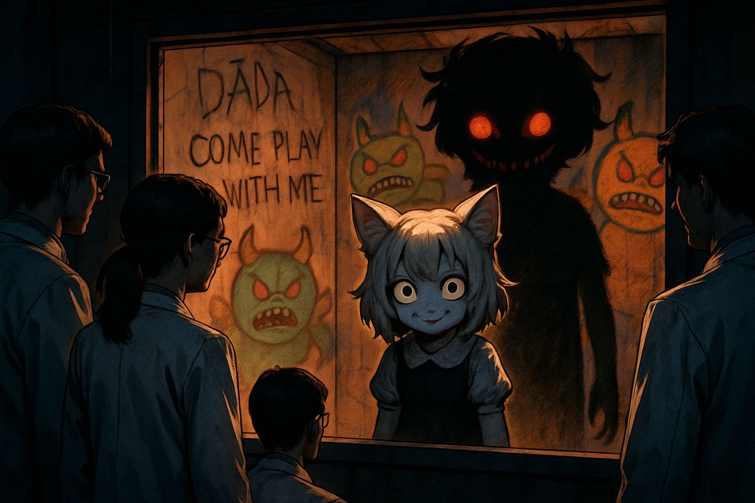 Anime Cat Girl in Lab, Dada Shadow