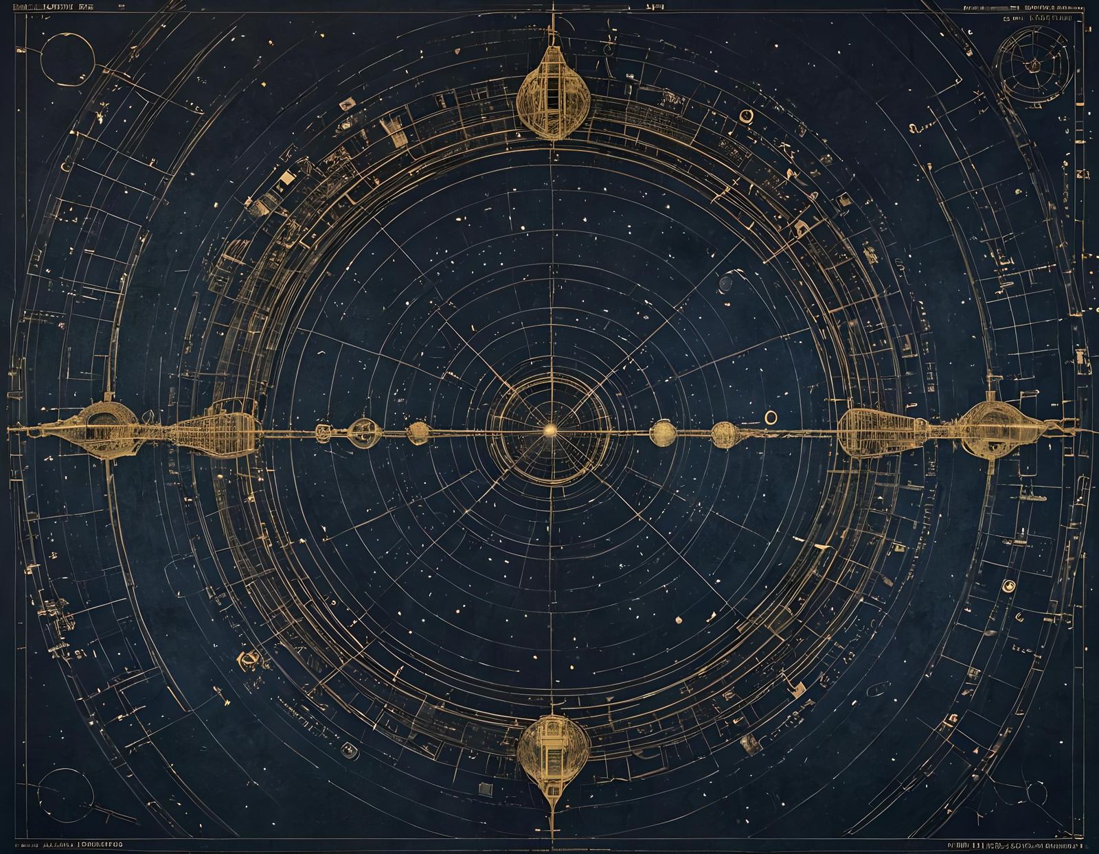 Interstellar Apparatus in DaVinci Blueprint Style