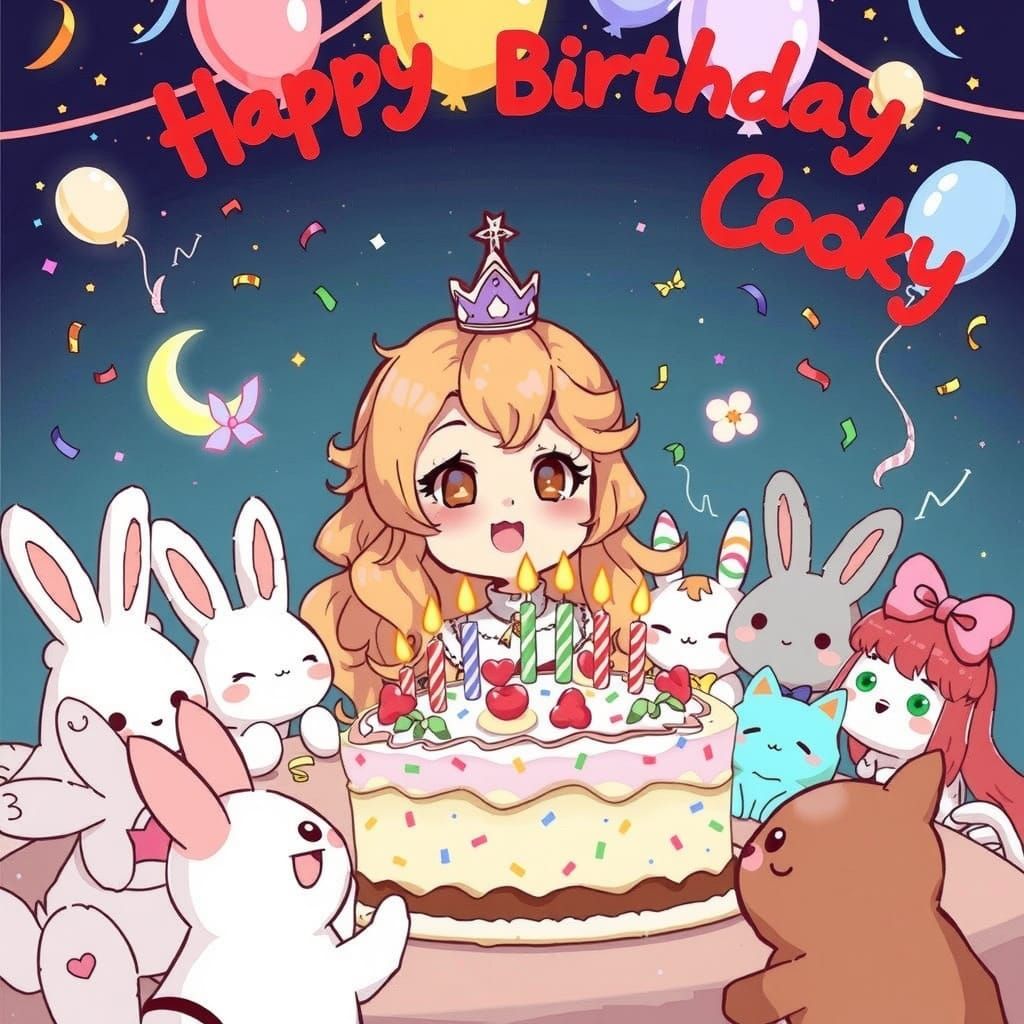 Happy Birthday Cooky! 🎉🎂✨🍰🥳