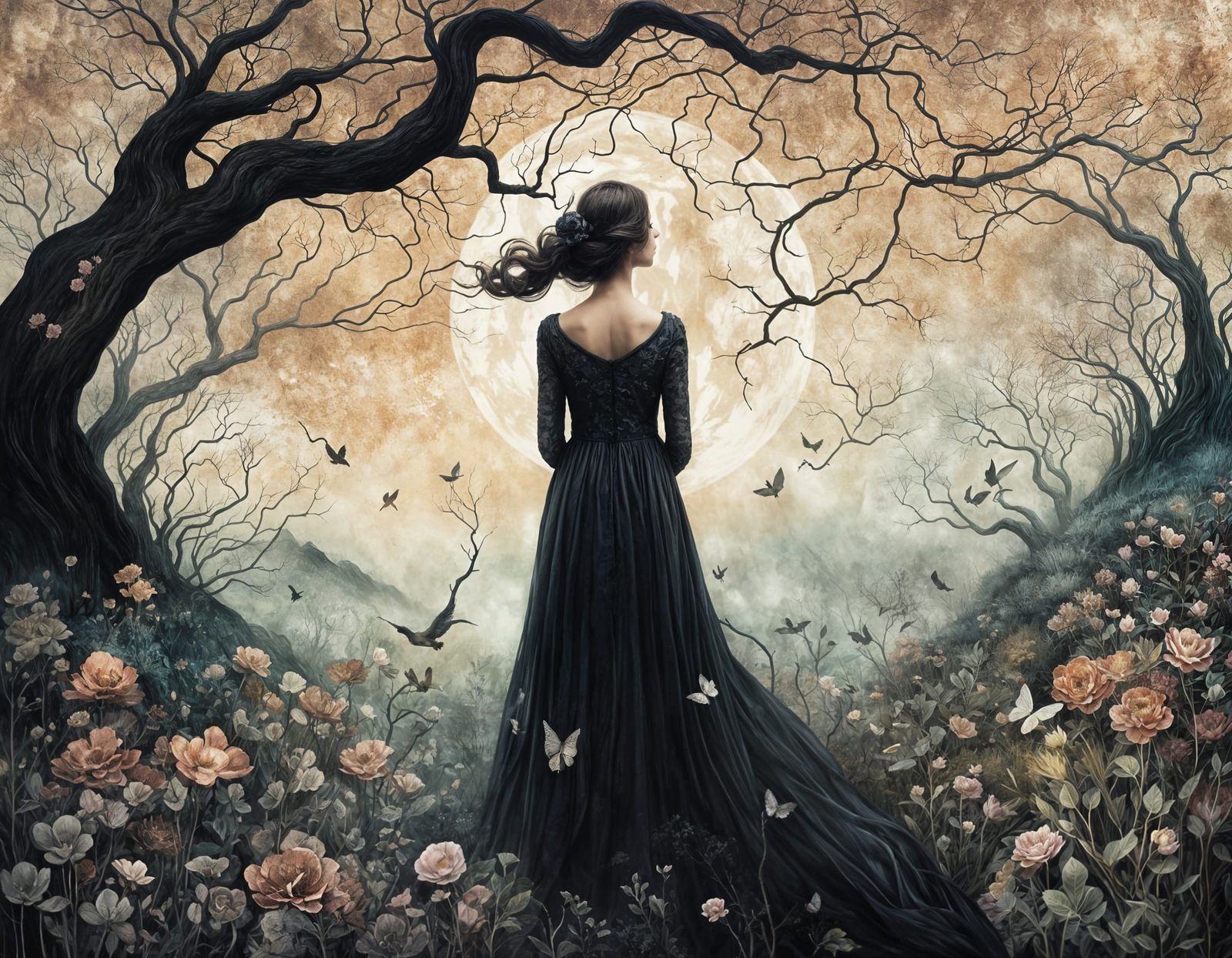 Ethereal Dreamscapes in Digital Impasto