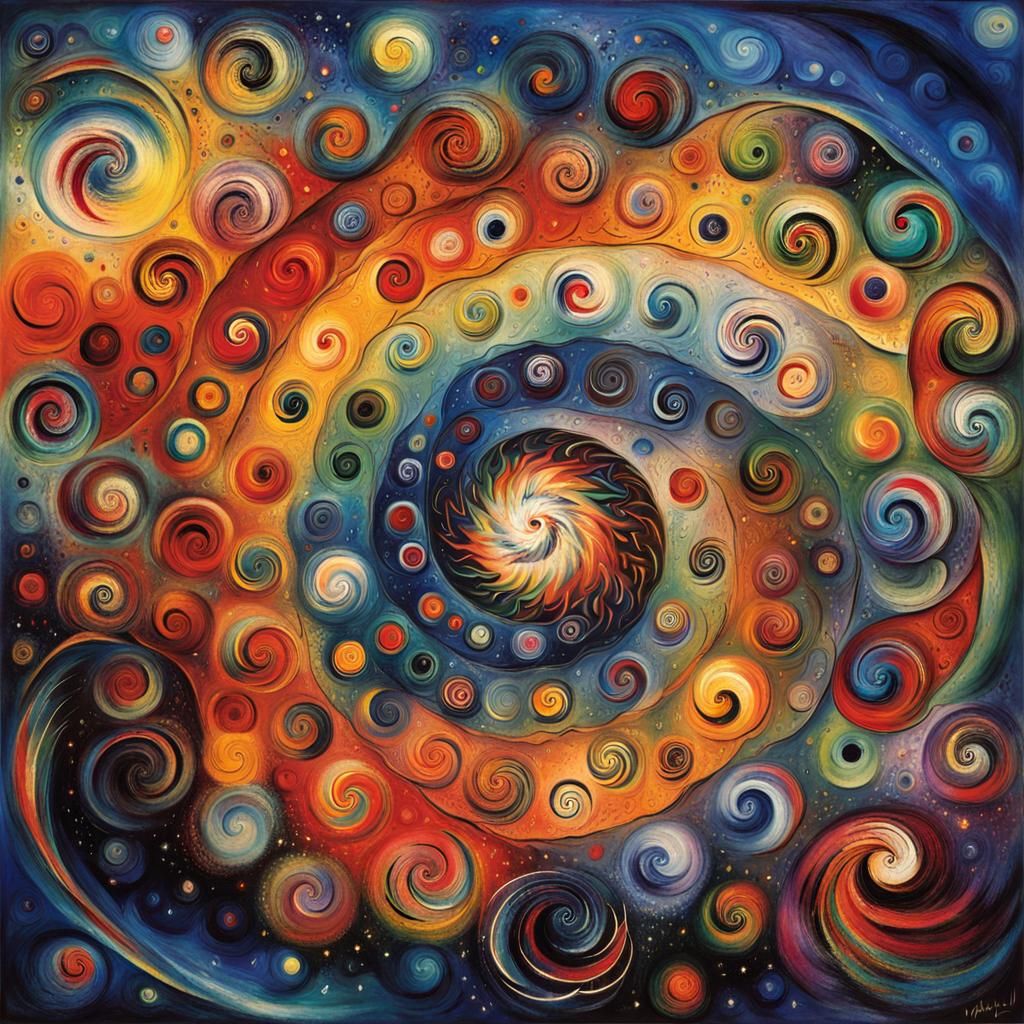 Chagall-esque Maelstrom of Stars and Nebulae