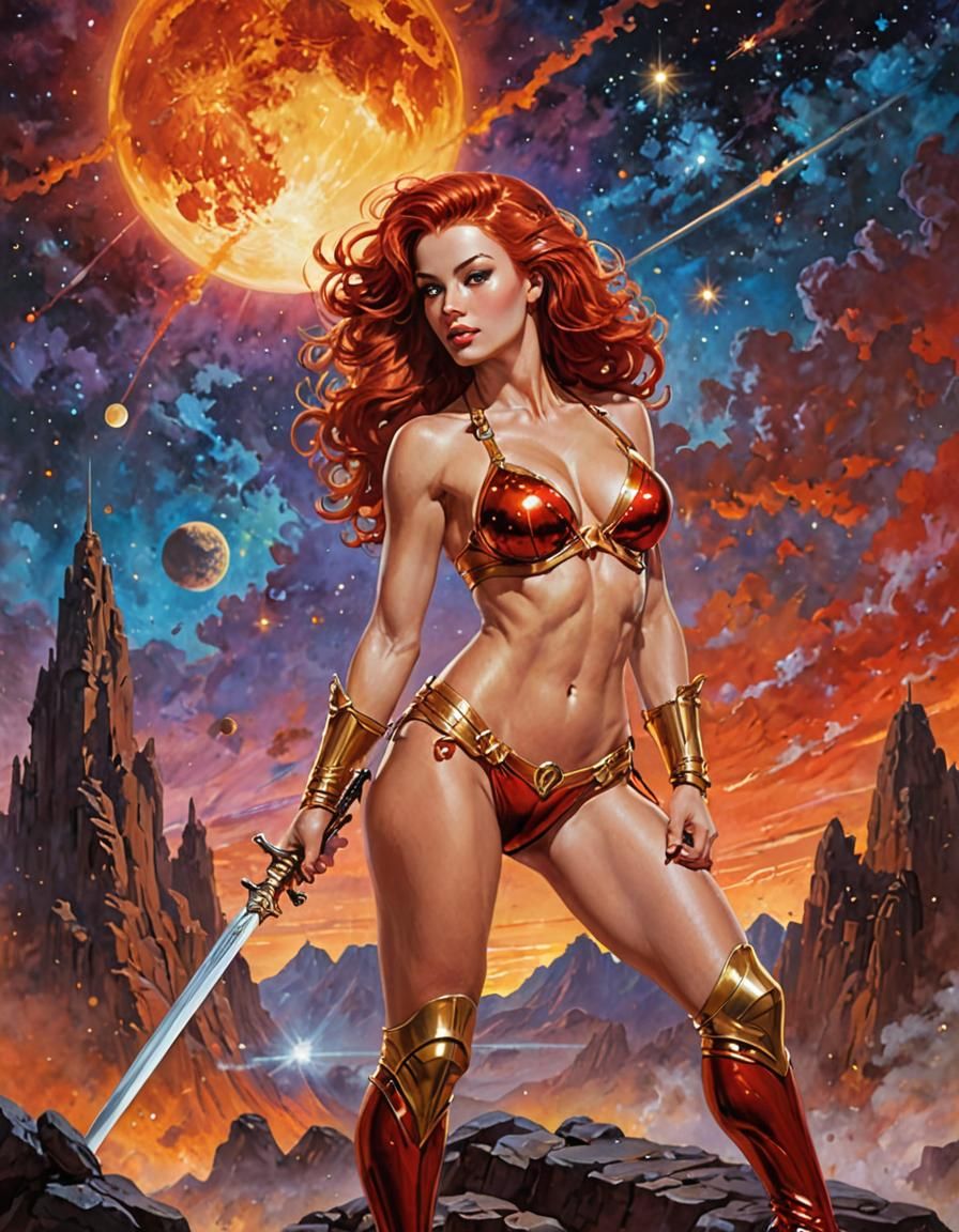 Ethereal Warrior in Celestial Metal Armor