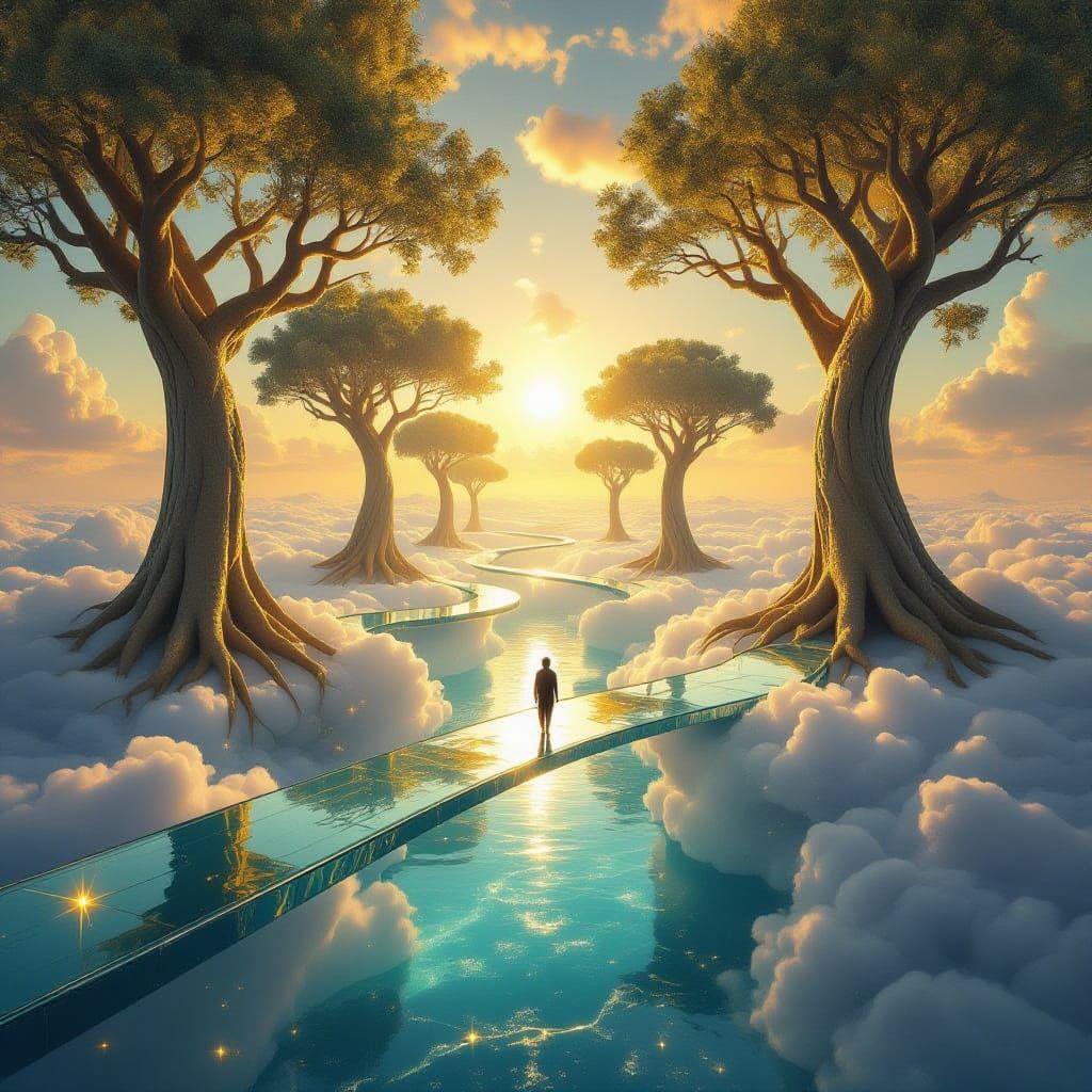 Surreal Dreamworld: Liquid Time, Light Trees, Starry Ocean