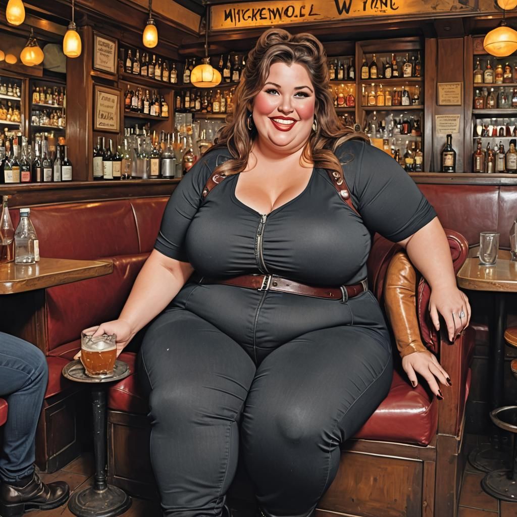 Women at Restaurant: A Detailed AI Image