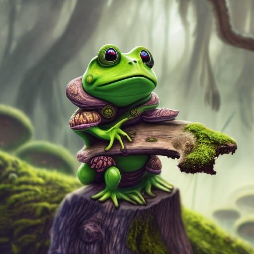 Frog On A Log