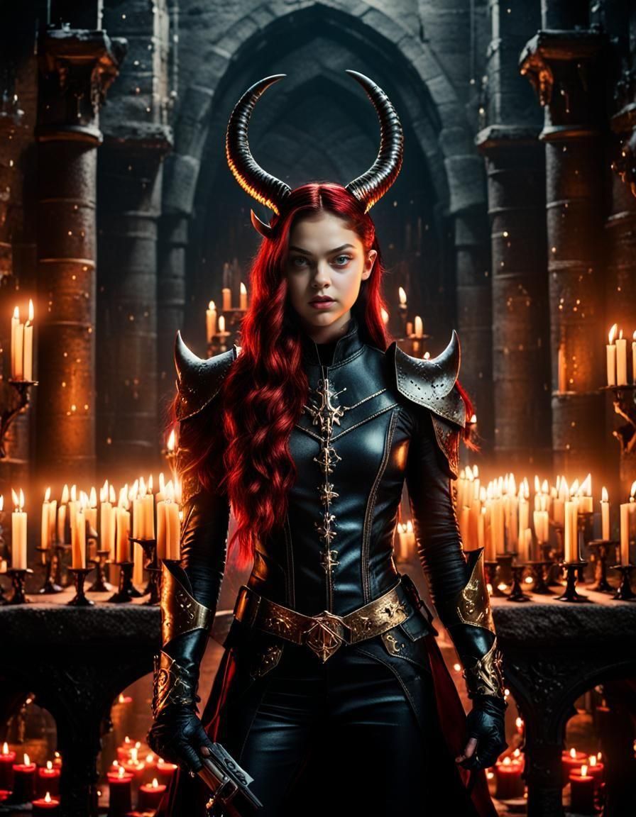 Marvel's Satana Hellstrom: Cinematic Anti-Heroine Portrait