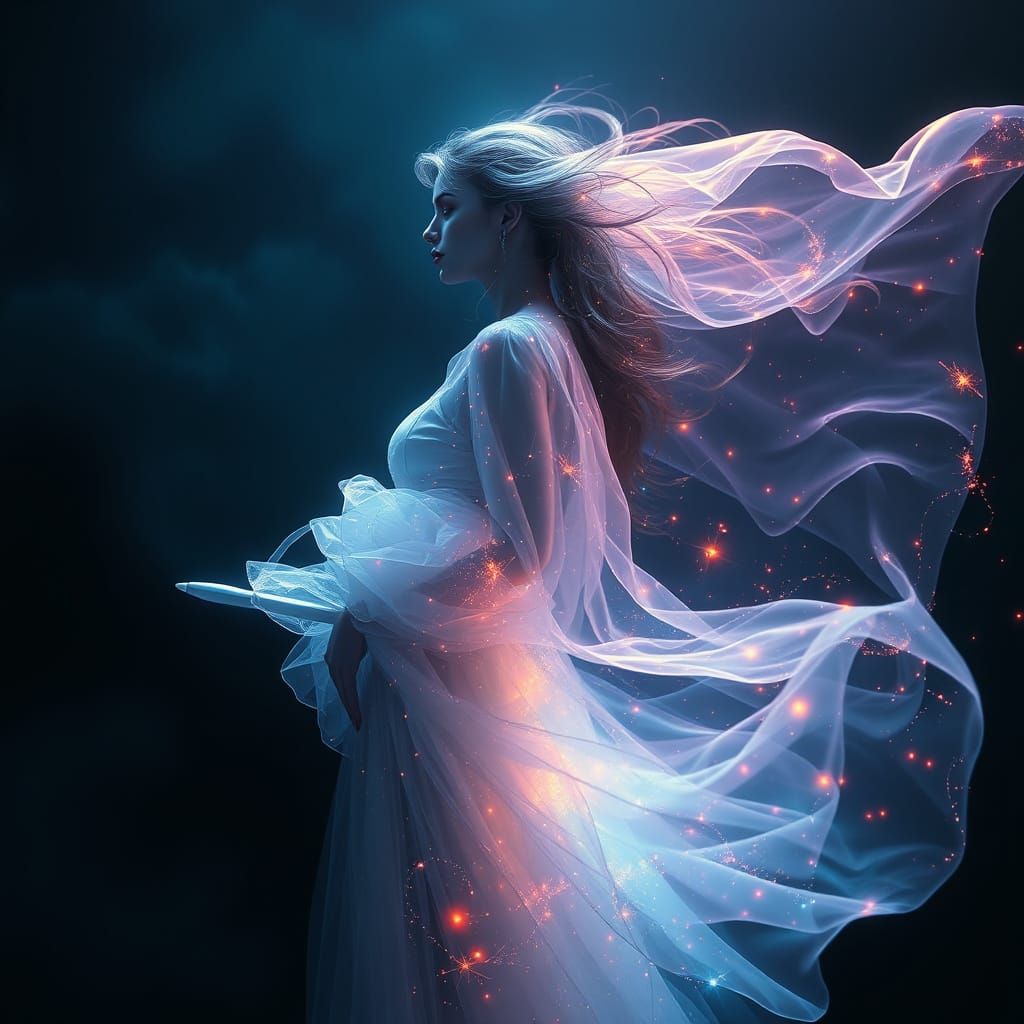 Ethereal Neutrino Enigma in Cosmic Shimmer