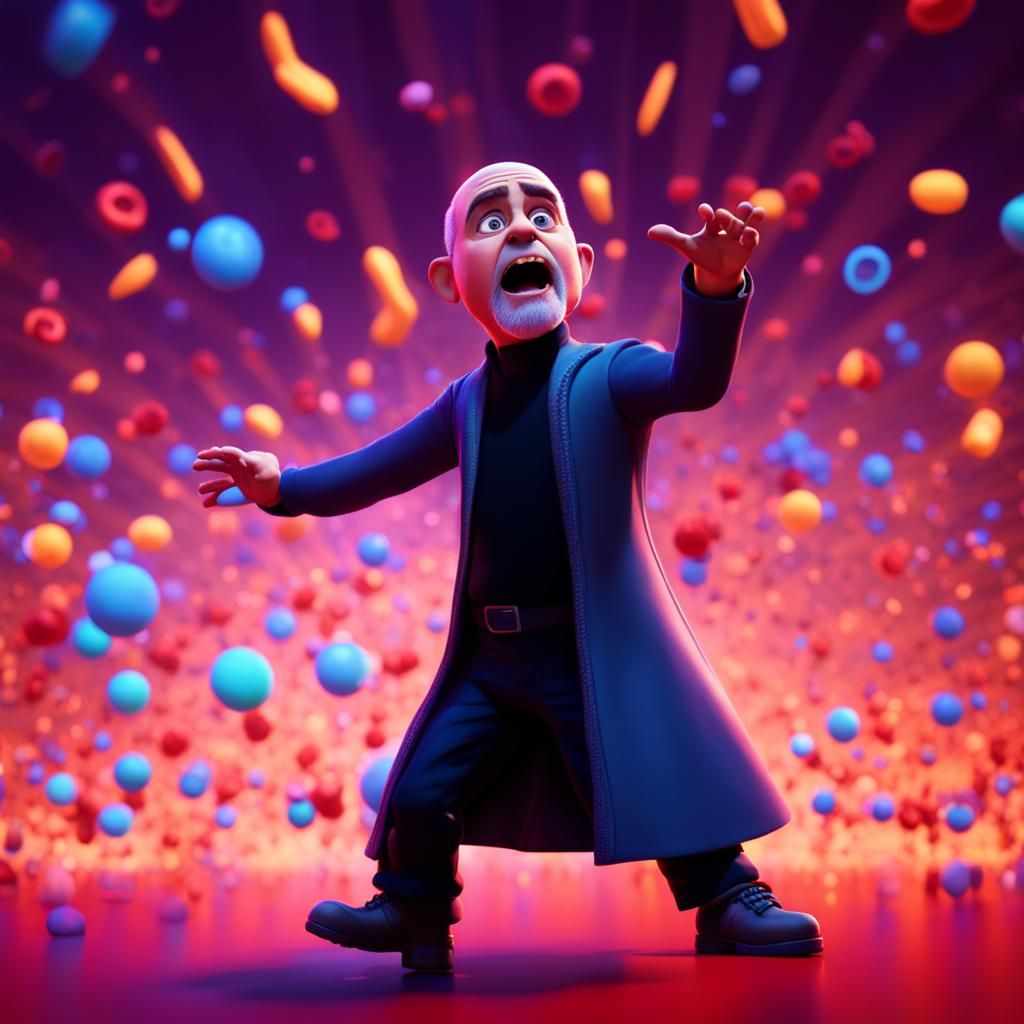 Peter Gabriel as 3D Animated Character