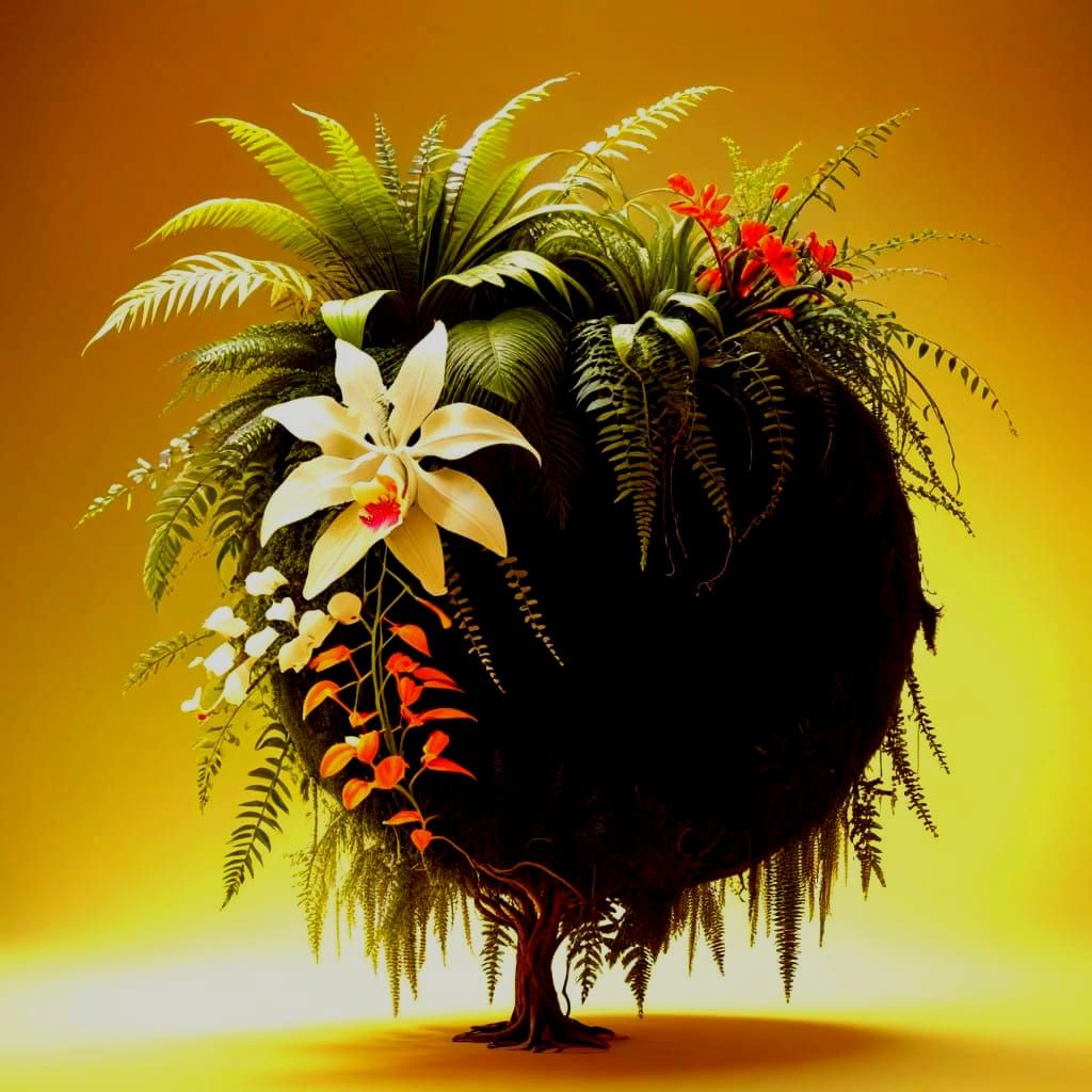 Vibrant Rainforest in Photorealistic Detail