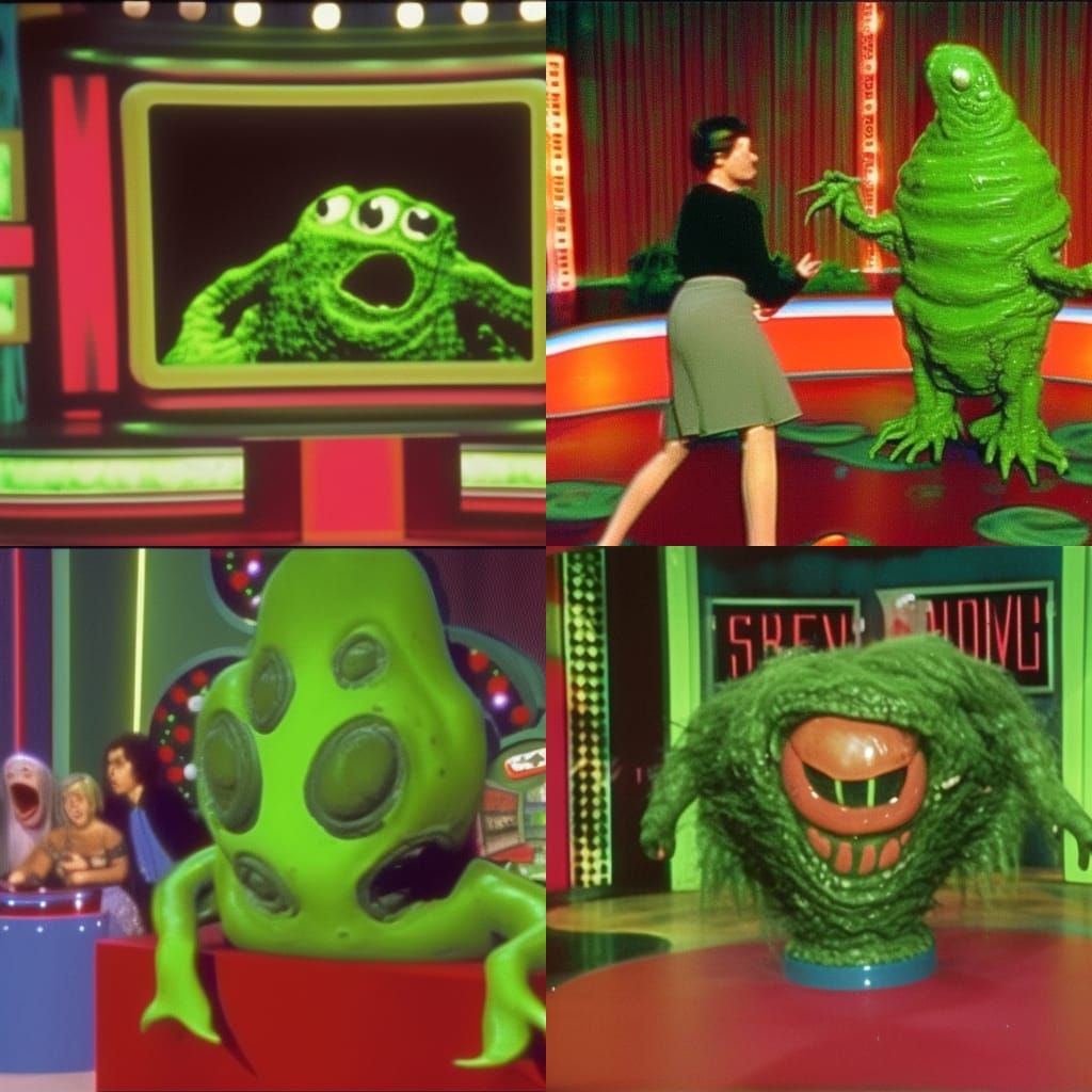 Cursed 90s Game Show Horror Scene